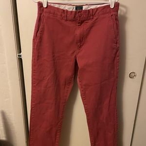 J crew women’s red jeans